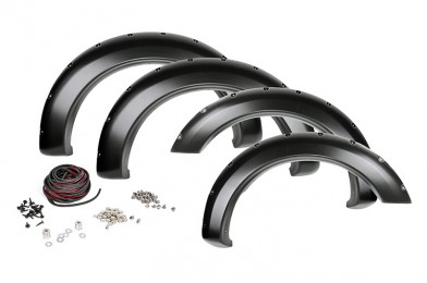 Fat Bob's Garage, Rough Country part #F-F21111, Ford F250/F350 Pocket Fender Flares w/Rivets 2WD/4WD 2011-2014 MAIN