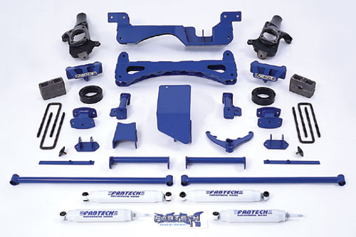 Fat Bob's Garage, Fabtech Part #K1016, Chevrolet Suburban/Avalanche 2500 Classic 6" Performance Lift Kit 4WD 2001-2007 LARGE