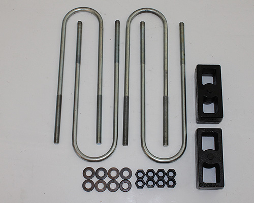 Fat Bob's Garage, Part # FBB2-1111, Dodge 1500 2" Rear Lift Blocks Kit 4WD 2002-2005 LARGE