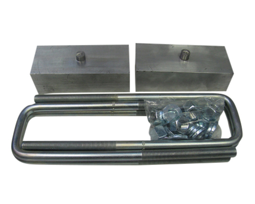 Fat Bob's Garage, Part # FBBAL2-50, Chevrolet/GMC 1500/2500/3500 2" Rear Block & U-Bolt Lift Kit 4WD/2WD 2000-2010 MAIN