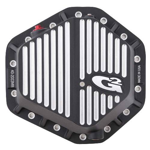 Fat Bob's Garage, G2 Axle & Gear, GM 14 10.5 Differential Cover, Ball Milled Black Finish LARGE