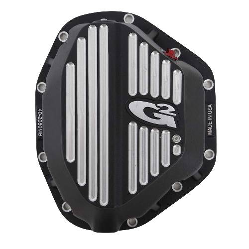Fat Bob's Garage, G2 Axle & Gear, Dana 80 Differential Cover, Ball Milled Black Finish LARGE