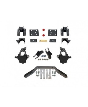 Fat Bob's Garage, MaxTrac #KS331524LB, Chevrolet/GMC Pickup Long Bed 2"/4" Lowering Kit, Spindles 2WD/4WD 2014 MAIN