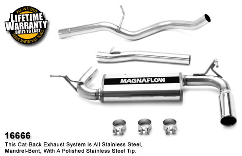 exhaust jk jeep 2007 cat door system magnaflow