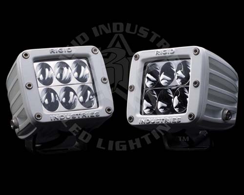 Fat Bob's Garage, Rigid Industries Part #MD2D2,  M-Series Dually D2 LED Driving Style Light (Set of 2) MAIN