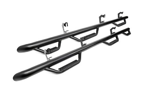 Fat Bob's Garage, Rough Country part #RCF15107CC-6, Ford F150 Wheel To Wheel Nerf Steps w/Bed Access 2015 LARGE