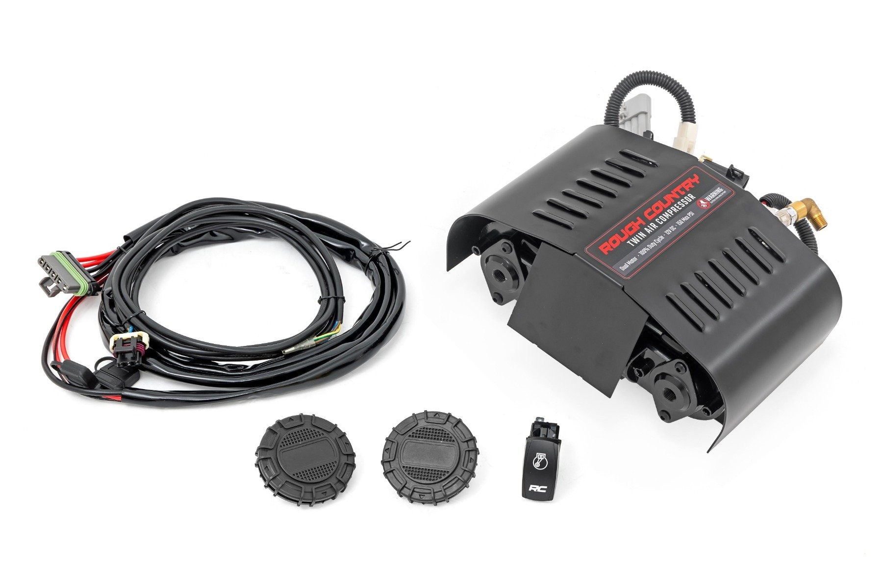 Rough Country Twin Air Compressor Kit 12 Volt 4.68 CFM RS205 MAIN