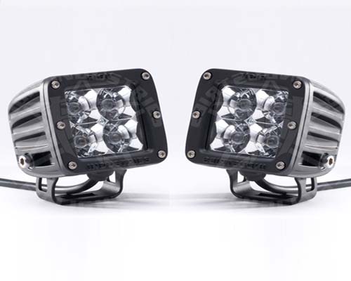 Fat Bob's Garage, Rigid Industries Part #DLYSPTREDSET,  Dually Red LED Spot Light (Set of 2) THUMBNAIL