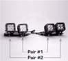 Rigid Ford Raptor Fog Light Brackets SWATCH