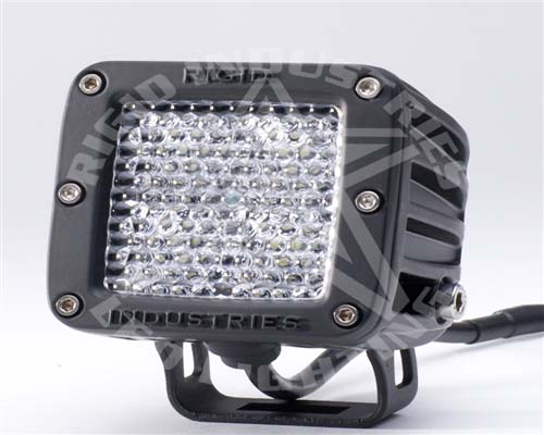 Fat Bob's Garage, Rigid Industries Part #50151,  Dually D2 White Diffused Lens Flood Light THUMBNAIL