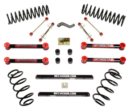 Fat Bob's Garage, Skyjacker Part #TJ401K, Lift, 4" Standard, Hard Top W/Hydro Shocks MAIN