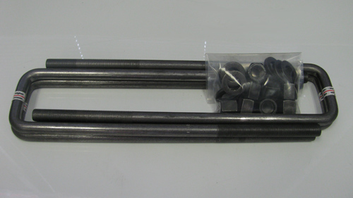 Fat Bob's Garage, Part # FBG7682, Chevrolet/GMC 3500 Rear Axle U-Bolt Lift Kit 2001-2010 DUALLY ONLY LARGE