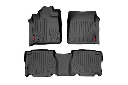 Rough Country Floor Mats CrewMax For Toyota Tundra 2WD/4WD 2007-2011 M-70712 LARGE