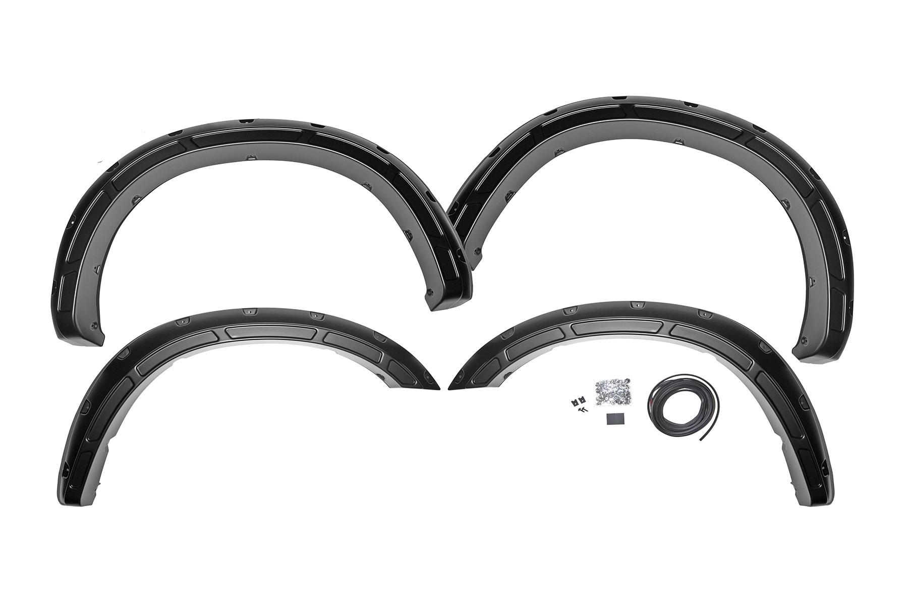 Rough Country Defender Pocket Fender Flares JSC Billet Silver for Ram 2500 20-22 MAIN
