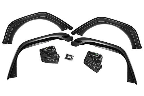 Rough Country WF1 Fender Flares For Jeep Wrangler Unlimited JLU 18-23 A-J01822 LARGE