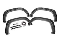 Rough Country Defender Pocket Fender Flares Black For Toyota Tacoma 16-23 MAIN