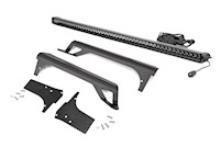Rough Country 50-inch Straight LED Light Bar Kit Single Black LED fits 97-06 TJ MAIN