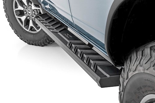 Rough Country BA2 Running Boards Side Step Bars 4DR for Ford Bronco 21-23 41007 LARGE