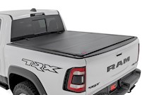 Rough Country Hard Tri-Fold Flip Up Bed Cover 5'7" for Ram 1500 19-23 TRX 21-23 MAIN