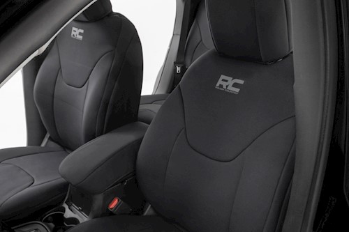 Rough Country Seat Covers for Jeep Cherokee KL 2WD/4WD 2014-2022 LARGE