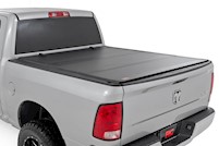 Rough Country Hard Tri-Fold Flip Up Bed Cover 6'4" for Ram 1500 10-18/2500 10-23 MAIN