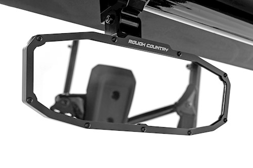 Rough Country UTV Aluminum Rear View Mirror 1.5"-2" Cage Universal 99207 LARGE