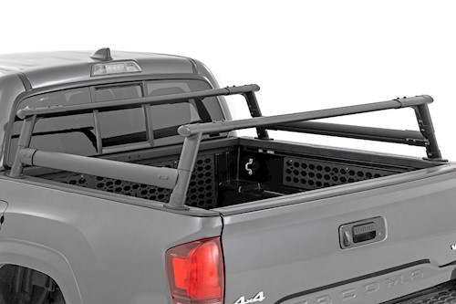 Rough Country Bed Rack Half Rack Aluminum for Toyota Tacoma 2005-2023 73115 LARGE