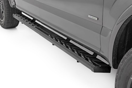 Rough Country BA2 Running Board Side Steps for Ford F-150 Crew Cab 15-23 41010 LARGE