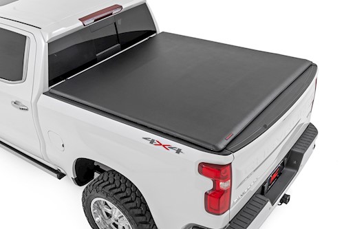 Rough Country Soft Roll Up Bed Cover | 5'10" Bed | Chevy/GMC 1500 (19-23) LARGE