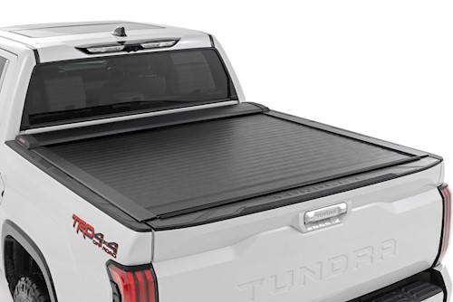 Rough Country Retractable Bed Cover 5'7" Bed for Toyota Tundra 22-23 46514551A LARGE