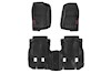 Rough Country Heavy Duty Floor Mats [F/R]-18-20 For Jeep Wrangler JL Unlimited THUMBNAIL