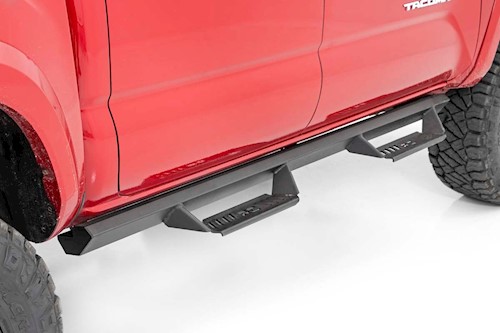 Rough Country For Toyota Cab-Length AL2 Drop Steps (05-23 Tacoma| Double Cab) LARGE