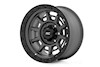 Rough Country 85 Series Simulated Beadlock Gunmetal Gray/Black 17x9 6x5.5 -12mm THUMBNAIL