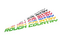 Rough Country Decal | 27 Inch Fender | Ocean Blue 84170OB MAIN