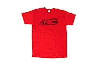 Rough Country T-Shirt Rough Country Tread Red Size MD MAIN