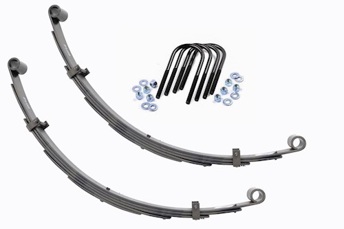 Rough Country Rear Leaf Springs 4" Lift Pair For Toyota Land Cruiser FJ40 64-80 LARGE