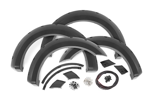 Rough Country Pocket Fender Flares YZ Oxford White for Ford F-150 2018-2020 LARGE