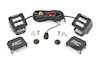 Rough Country LED Light Ditch Mount 2" Black Pair Flood for Ford Bronco 2021 THUMBNAIL