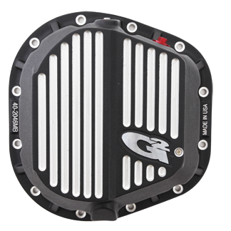Fat Bob's Garage, G2 Axle & Gear, Ford 10.25 Differential Cover, Ball Milled Black Finish MAIN