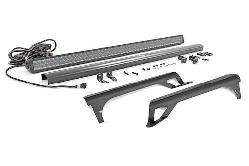 Rough Country LED Windshield Mount 50" Spectrum Dual for Jeep Wrangler TJ 97-06 LARGE