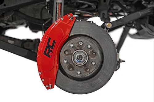 Rough Country Caliper Cover Red for Jeep Wrangler JL Sport 2018-2022 71150 LARGE
