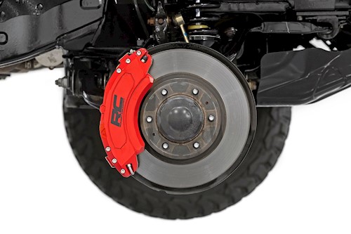 Rough Country Caliper Cover Red for Ford Bronco 4WD 21-23 71151 LARGE