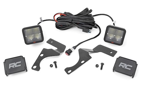 Rough Country LED Ditch Mount 2" Spectrum Spot Pair for Toyota 4Runner 10-23 LARGE