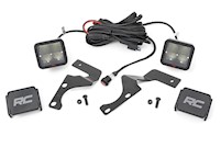Rough Country LED Ditch Mount 2" Spectrum Spot Pair for Toyota 4Runner 10-23 MAIN