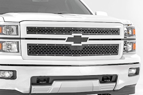 Rough Country Mesh Grille Chevy Silverado 1500 2WD/4WD (2014-2015) -70101 LARGE