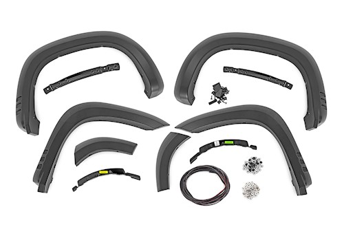Rough Country SF1 Fender Flare Chevy Silverado 1500 19-22 White F-C319201A-GAZ LARGE