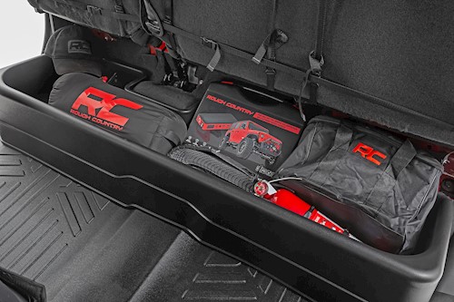 Rough Country Under Seat Storage Double Cab Chevy/GMC 1500/2500HD/3500HD 19-23 LARGE