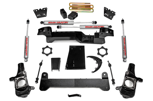 Fat Bob's Garage, Rough Country Part #259N2, Chevy 1500 HD Pickup 6" Suspension Lift Kit 4WD 2001-2006 THUMBNAIL