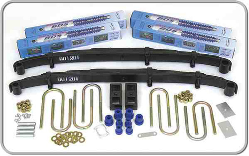 Fat Bob's Garage, BDS Part #107h, Chevrolet/GMC Pickup, Blazer, Jimmy, Suburban 2.5" Lift Kit 1973-1976 LARGE