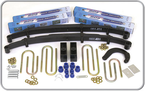 Fat Bob's Garage, BDS Part #104h, Chevrolet/GMC Blazer/Jimmy 4" System with Rear Options 1969-1972 LARGE